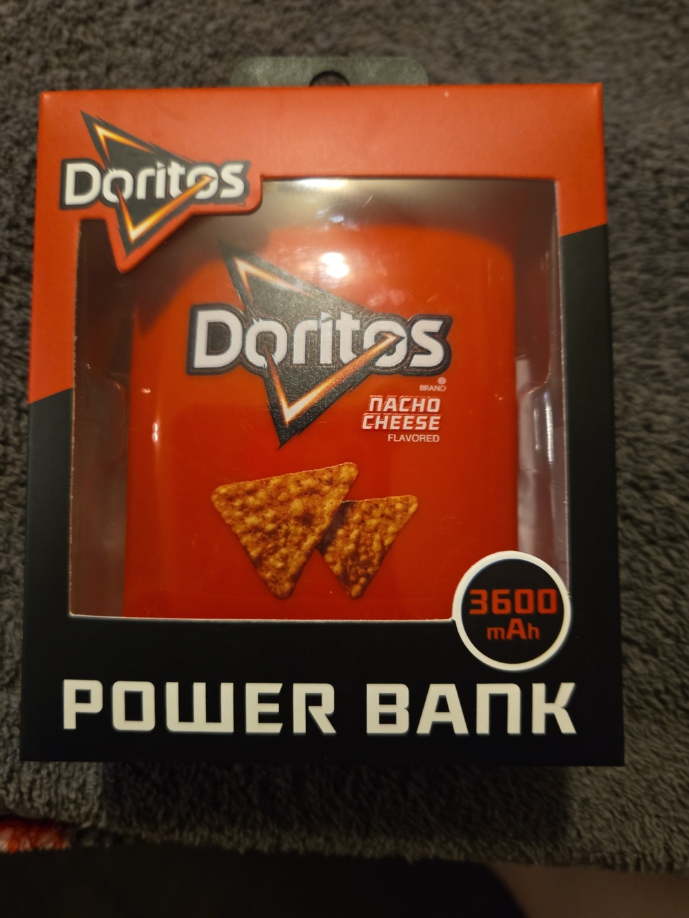 Doritos Nacho Cheese Power Bank - Red Portable Charger #461